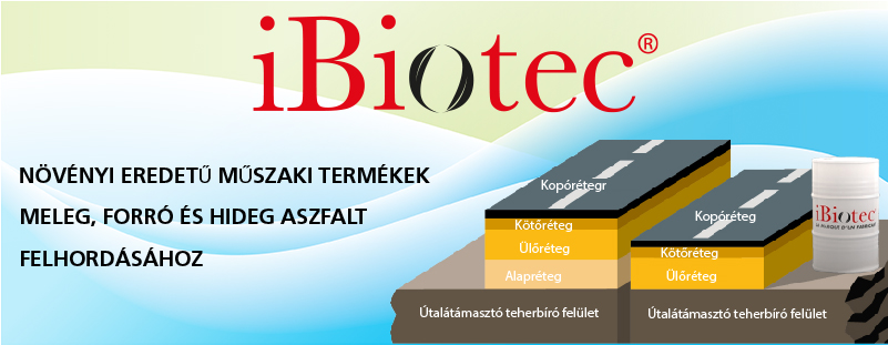 iBiotec SOLVETAL® bitumenoldók és tapadásgátlók útburkolatokhoz
